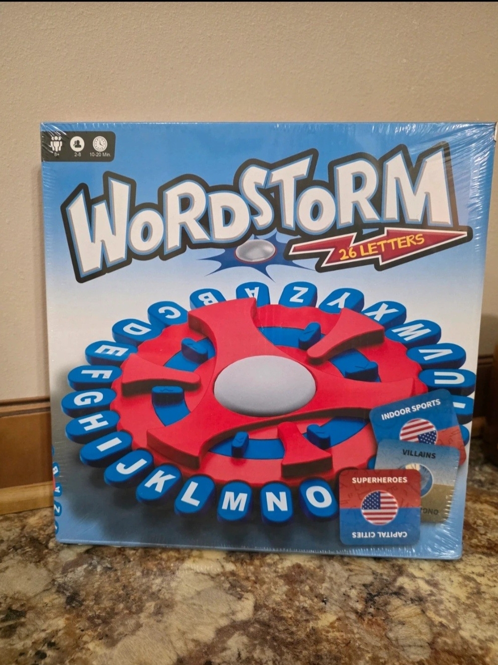 WordStorm 26 Letters Letter Game - Blue & Red